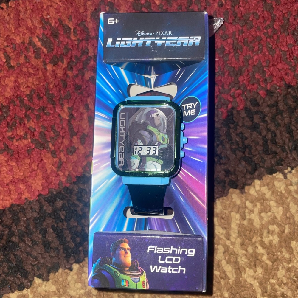 Disney Pixar LIGHTYEAR flashing LCD watch